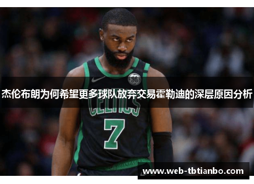 杰伦布朗为何希望更多球队放弃交易霍勒迪的深层原因分析