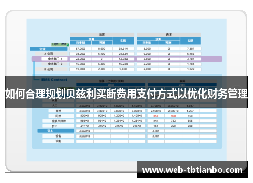 如何合理规划贝兹利买断费用支付方式以优化财务管理